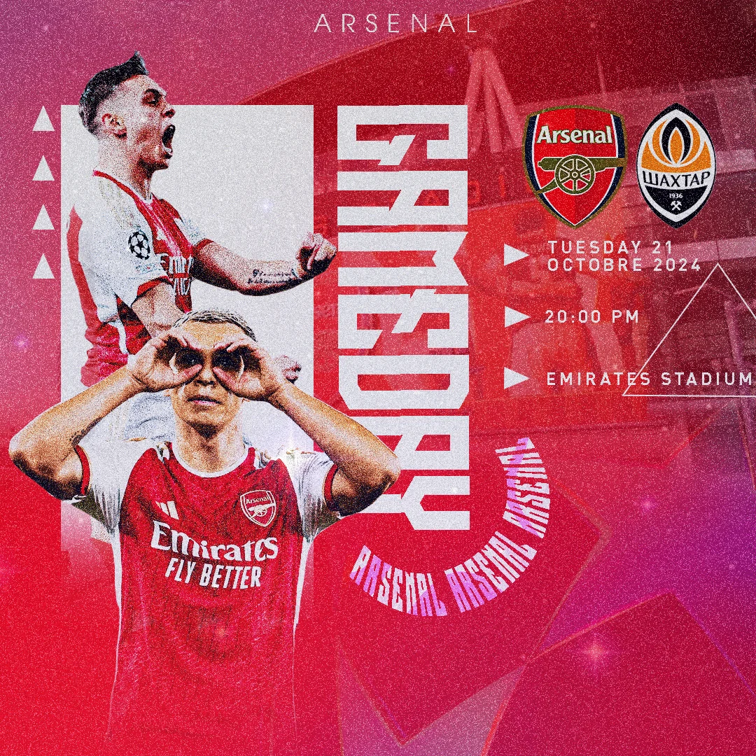 Affiche Arsenal – Shakhtar