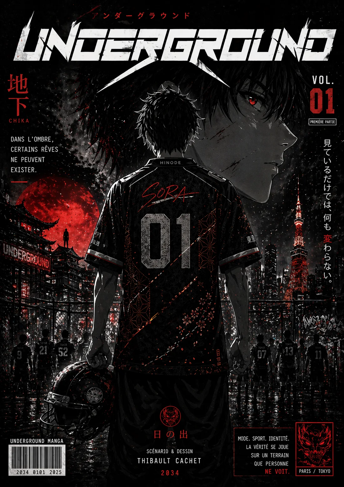 Couverture du manga UNDERGROUND — Vol. 01